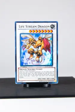 YuGiOh Life Stream Dragon EXVC-EN038 1st Edition Ultra Rare LP - Image 1