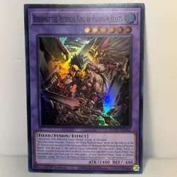 Berfomet the Mythical King of Phantom Beasts AGOV-EN032 Super Rare 1st NM Yugioh - Image 1