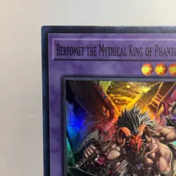 Berfomet the Mythical King of Phantom Beasts AGOV-EN032 Super Rare 1st NM Yugioh - Image 2