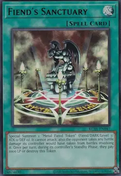 Near Mint, English Yu Gi Oh Fiend's Sanctuary - KC01-EN047 - Ultra Rare - Unlimi - Image 1