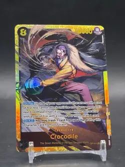 One Piece The Azure Sea’s Seven OP14-120 Crocodile Secret Rare English - Image 1