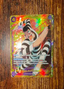 Bandai One Piece Card Game Holo 8 Card Lot Japanese Perona Brook Buggy OP04-EB01 - Image 5