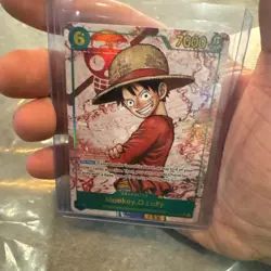 Monkey.D.Luffy SEC Alt Art OP13-118 M OPTCG One Piece Carrying On His Will - Image 1