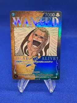 One Piece Pillars of Strength Donquixote Doflamingo ST03-009 Wanted Poster NM - Image 1