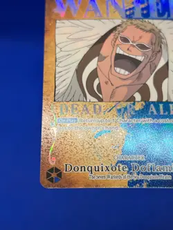 One Piece Pillars of Strength Donquixote Doflamingo ST03-009 Wanted Poster NM - Image 5