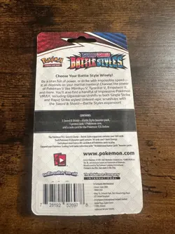 Pokemon Battle Styles Arrokuda Sealed Blister Booster Pack Swirl 728192526978 - Image 3