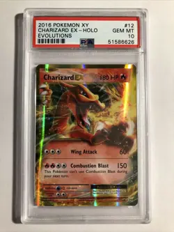 🔥Charizard EX 12/108 Ultra Rare Pokemon XY Evolutions PSA 10🔥 - Image 1
