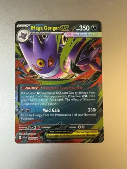 Pokemon TCG Mega Gengar Ex - ME02: Phantasmal Flames 56/94 Double Rare NM - Image 1
