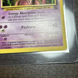 Pokemon Mewtwo 14/53 Wotc Promo Regular 70 HP English 2000 black star promo ⭐ - Image 2