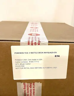 Pokemon TCG: V Battle Rayquaza Deck Case (48) In All - Image 3