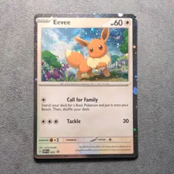 Pokemon - Black Star Promo - Eevee SVP043 - SWIRL TOP RIGHT - NM - Image 1