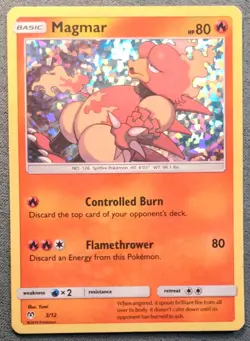 Pokemon English - McDonald's Promos 2019 - Magmar 3/12 - MP - Image 1