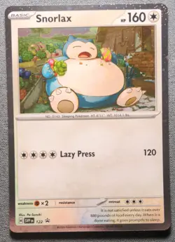 Pokemon English - Black Star Promo - Snorlax SVP122 - NM - Image 1