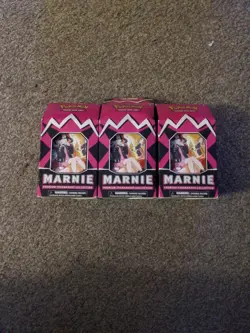 Pokemon TCG Marnie Premium Tournament Collection Box 3 Carton Factory Sealed - Image 1