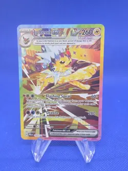 Pokemon Prismatic Evolutions Jolteon ex 153/131 Special Illustration Rare NM - Image 1