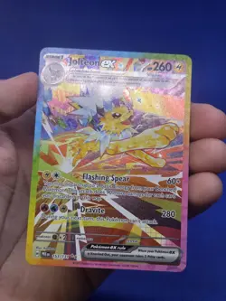 Pokemon Prismatic Evolutions Jolteon ex 153/131 Special Illustration Rare NM - Image 2