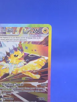 Pokemon Prismatic Evolutions Jolteon ex 153/131 Special Illustration Rare NM - Image 4