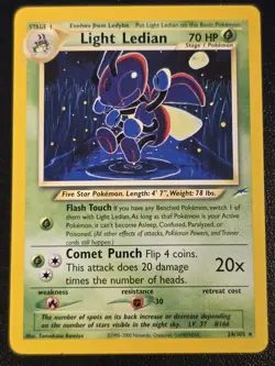 Pokemon Light Ledian #24 - Eng - Neo Destiny 2002 - Image 1