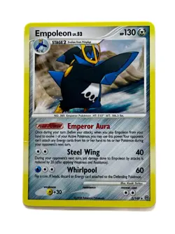 Pokemon TCG Empoleon Lv.52 2/100 COSMOS Holo Rare Stormfront Diamond Pearl 2008 - Image 3