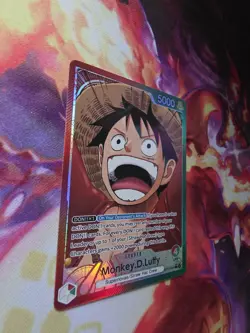 One Piece CCG Monkey D Luffy Alternate Art Leader OP13-001 - Image 3