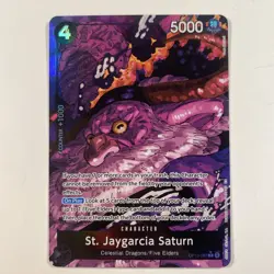 St. Jaygarcia Saturn (Alternate Art) OP13-083 One Piece Carrying On His Will - Image 1