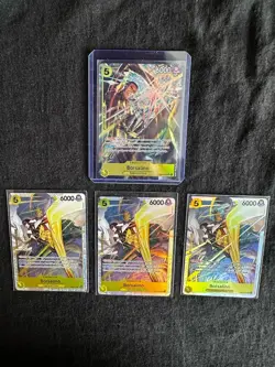 4X Bandai One Piece tcg EB04 Borsalino Blocker Special Holo Card Lot OP15 - Image 1