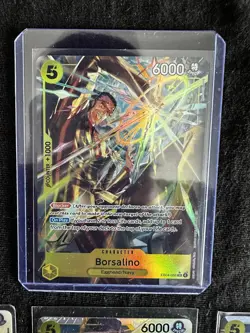 4X Bandai One Piece tcg EB04 Borsalino Blocker Special Holo Card Lot OP15 - Image 3