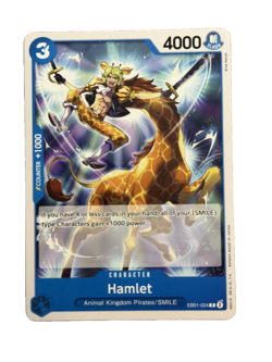 New: One Piece CCG Hamlet EB01-024 Extra Booster: Memorial Collection Common - Image 1