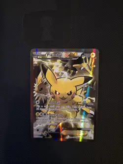 Pikachu EX XY124 - Black Star Promo - Holo Full Art - Pokemon Card TCG 2016 - Image 1