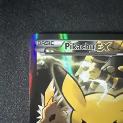 Pikachu EX XY124 XY Black Star Promo 2016 Full Art Holo Pokemon Card TCG - Image 2