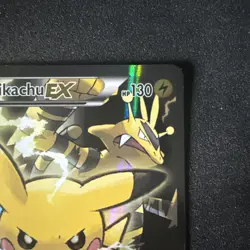 Pikachu EX XY124 XY Black Star Promo 2016 Full Art Holo Pokemon Card TCG - Image 3