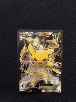 Pikachu EX XY124 Black Star Promo 2016 Holo Pokemon Card TCG - Image 1