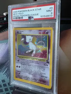 Mew PSA 9 - WOTC Promo Holo Black Star Pokemon Card 2000 - Image 2