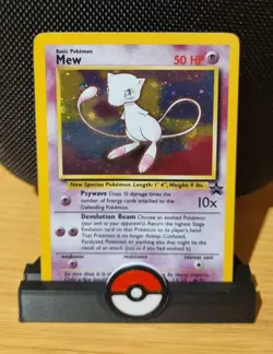 Mew Black Star Promo Holo 9 1999-2000 WOTC near Mint Pokemon Card - Image 1