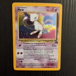 Mew Holo #9 Black Star Movie Promo 2000 Pokemon Card - Image 1