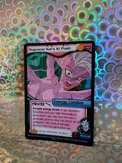 2003 Score CCG - TCG, Supreme Kai's Ki Push, 5 Star Foil DBZ Card #148 - Image 2