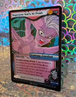 2003 Score CCG - TCG, Supreme Kai's Ki Push, 5 Star Foil DBZ Card #148 - Image 4