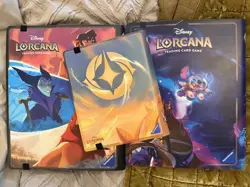 Disney LORCANA Stitch, Heroes, and Mickey Binder Lot with Foil & NonFoil cards - Image 2