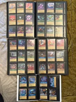 Disney LORCANA Stitch, Heroes, and Mickey Binder Lot with Foil & NonFoil cards - Image 5