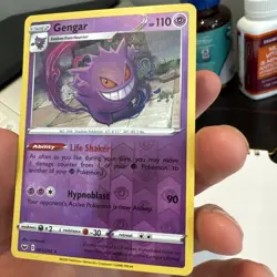 Pokemon Gengar TCG Reverse Holo Rare Card 85/202 Sword & Shield - Image 2
