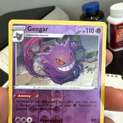 Pokemon Gengar TCG Reverse Holo Rare Card 85/202 Sword & Shield - Image 4