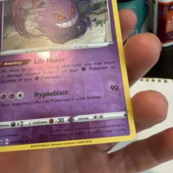 Pokemon Gengar TCG Reverse Holo Rare Card 85/202 Sword & Shield - Image 5