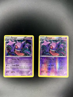 Gengar Pokemon Breakthrough 35/83 Holo & Reverse Holo (2 Cards) NM/LP - Image 1