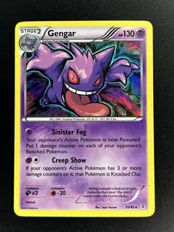 Gengar Pokemon Breakthrough 35/83 Holo & Reverse Holo (2 Cards) NM/LP - Image 3