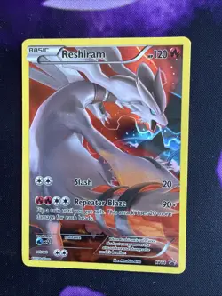 Reshiram XY74 Holo Full Art Black Star Promo Pokemon Card - Image 1
