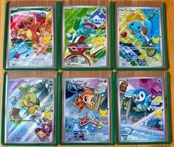 Pokemon Series 1 Promo First Partner Illustrations Collection DE Set 6 Cards - Image 1