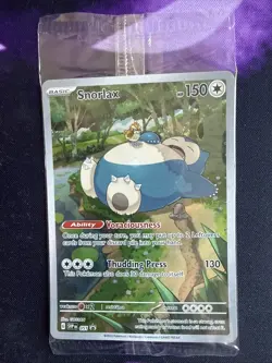 Snorlax SVP EN 051 Black Star Promo Scarlet & Violet Pokemon 151 Card - SEALED - Image 1