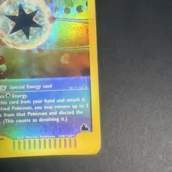 Pokemon TCG Card Retro Energy Skyridge 144/144 Reverse Holo Uncommon LP - Image 5
