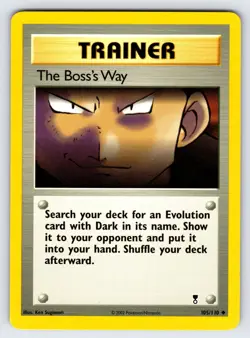 The Boss's Way 105/110 2002 Legendary Collection Pokemon Card WOTC Vintage - VLP - Image 1