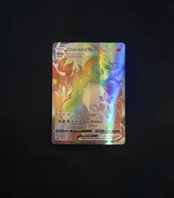 Pokemon TCG Charizard VMAX Rainbow Secret Rare Card 074/073 Champions Path - Image 4